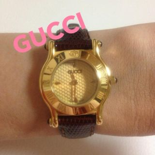 グッチ(Gucci)のGUCCI ゴールド時計✨(腕時計)