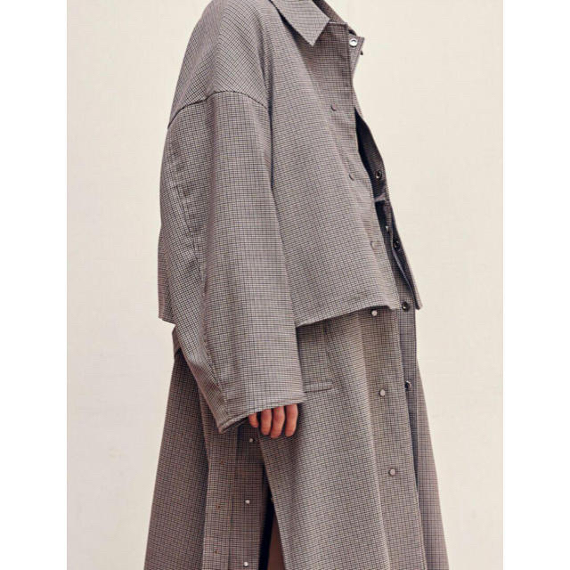 UNUSED(アンユーズド)のyoke 3way ball collar share coat  メンズのジャケット/アウター(ステンカラーコート)の商品写真