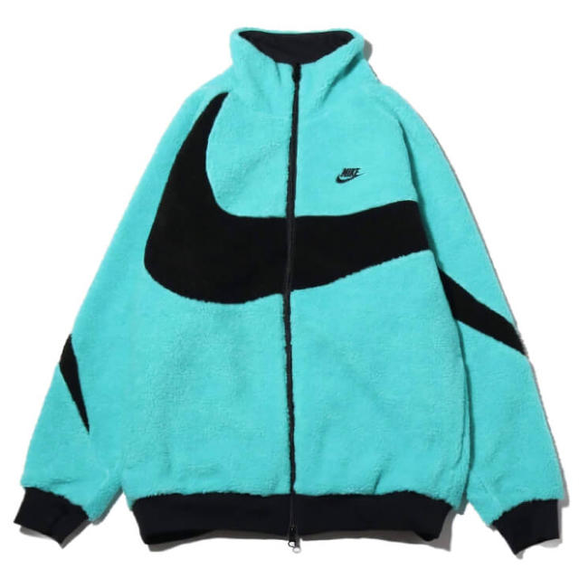 新品　NIKE  ボアジャケット ジェイド L  BIG SWOOSH BOA