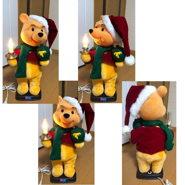 プーさん クリスマス 置物 55センチ プーさん クリスマス 置物 55センチ