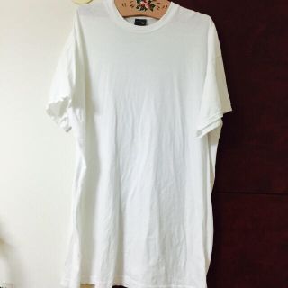 スピンズ(SPINNS)のSPINS ビッグTシャツ 白(Tシャツ(半袖/袖なし))