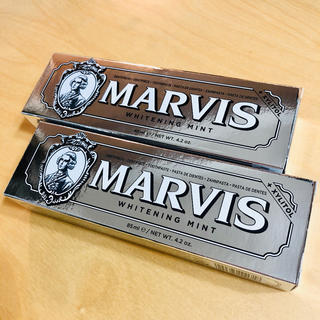 マービス(MARVIS)の【新品未開封】MARVIS マービス ホワイトニングミント 85ml 2本セット(歯磨き粉)