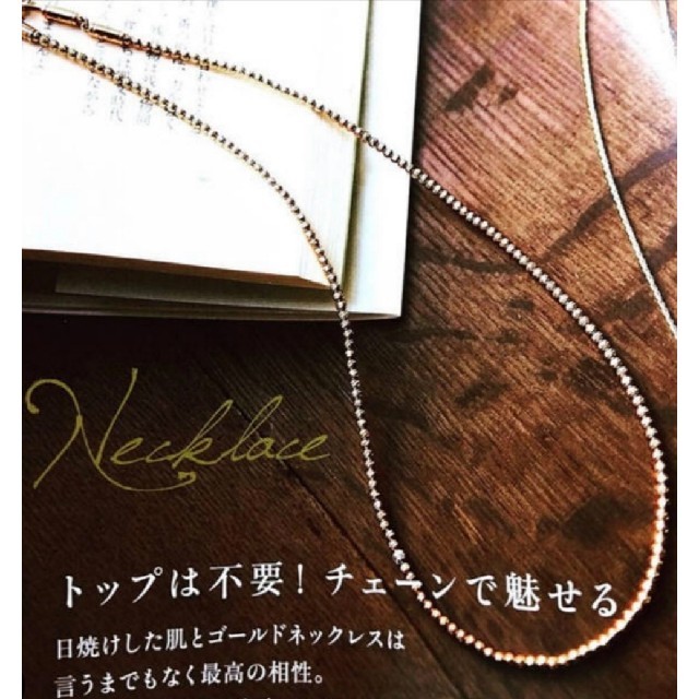 STAR JEWELRY(スタージュエリー)のSJX GOLD GLITTER NECKLACE (S) チェーンのみ メンズのアクセサリー(ネックレス)の商品写真