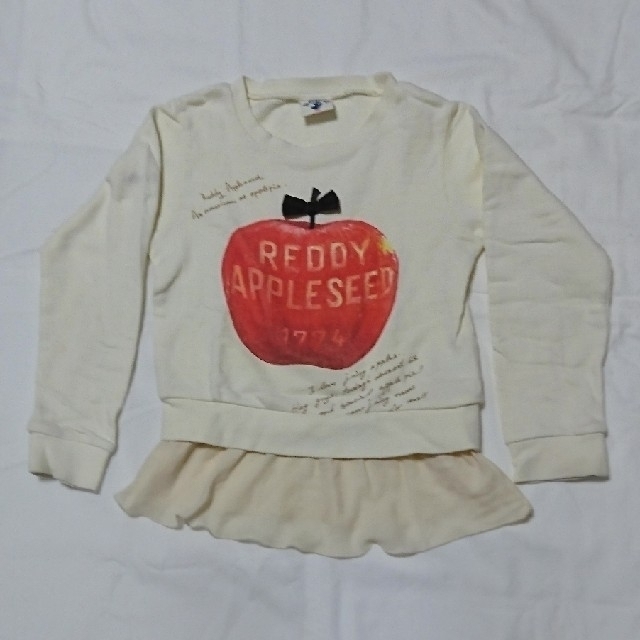 REDDY APPLESEED(レディーアップルシード)のAPPLESEED トレーナー 130 キッズ/ベビー/マタニティのキッズ服女の子用(90cm~)(Tシャツ/カットソー)の商品写真