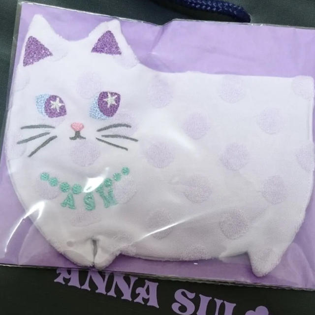 ANNA SUI mini(アナスイミニ)のアナスイミニ スタイ ねこ キッズ/ベビー/マタニティのこども用ファッション小物(ベビースタイ/よだれかけ)の商品写真