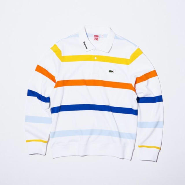 Supreme× LACOSTE Long Sleeve Jersey Polo