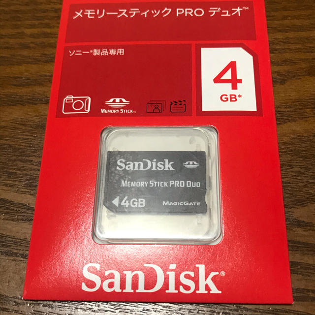 SanDisk(サンディスク)のSanDisk メモリースティック　PRO デュオ スマホ/家電/カメラのPC/タブレット(PC周辺機器)の商品写真