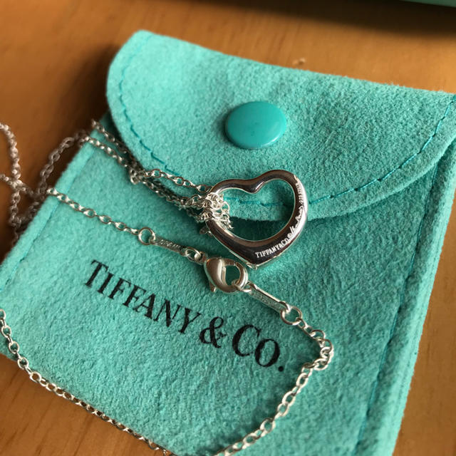 Tiffany オープンハート ペンダント16mm 正規品