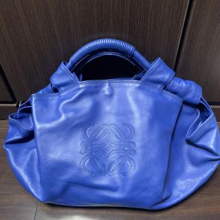 ロエベ(LOEWE)の正規品　ロエベ　LOEWE ハンドバッグ　ナッパアイレ　ブルー(ハンドバッグ)