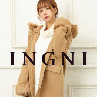 イング(INGNI)の《定価13,800円》モテカワ☆新品INGNI ファーフード3WAYコート(ロングコート)