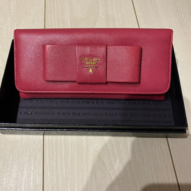 PRADA - 正規品　PRADA   長財布　ピンク　の通販