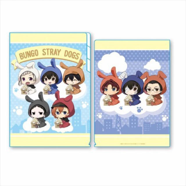 角川書店(カドカワショテン)の文豪ストレイドッグス 3ポケットクリアファイル エンタメ/ホビーのアニメグッズ(クリアファイル)の商品写真