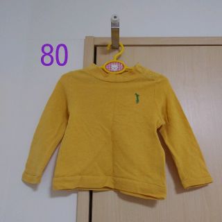 ◇80　イエロー　カットソー(シャツ/カットソー)