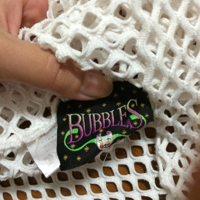 Bubbles(バブルス)のBUBBLESあみあみハイネック レディースのトップス(Tシャツ(長袖/七分))の商品写真