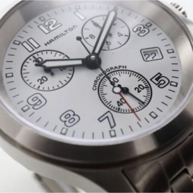 Hamilton(ハミルトン)の【平日限定セール！！】HAMILTON/ハミルトン クロノグラフ 動作品 メンズの時計(腕時計(アナログ))の商品写真