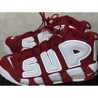 シュプリーム(Supreme)のSUPREME ×NIKE ナイキ AIR MORE UPTEMPO(スニーカー)