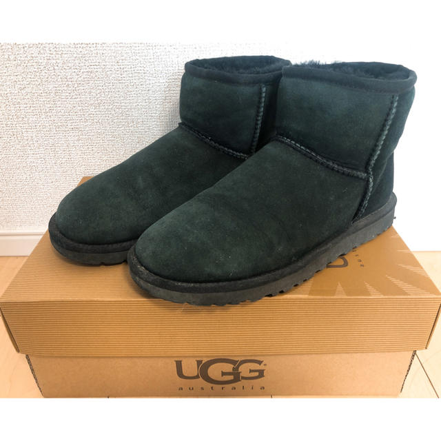 UGG ミニ ムートンブーツ クラシックミニ ブラック　23cm