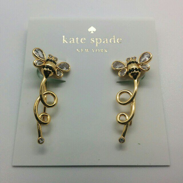 kate spade new york(ケイトスペードニューヨーク)の新品♠ケイトスペード　ハチのピアス レディースのアクセサリー(ピアス)の商品写真