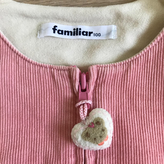 ♡familiar/ファミリア♡ ピンクの通販 by tomo's shop｜ラクマ ワンピース 100 新作超激安