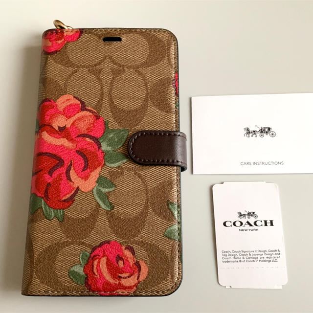 コーチ COACH 新作 iPhone XR ケース 手帳型 【新品未使用】