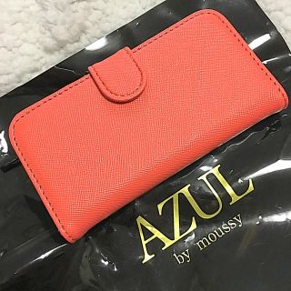 アズールバイマウジー(AZUL by moussy)のアズール iPhone手帳型ケース(モバイルケース/カバー)