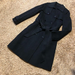 アナイ(ANAYI)の値下げ交渉OK マヌーカ ロングコート Mサイズ ブラック 冬物 美品(ロングコート)
