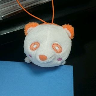 えーぱんだ＊つむつむ＊オレンジ(ぬいぐるみ)