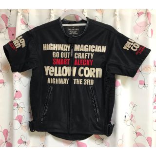 イエローコーン(YeLLOW CORN)のYELLOW CORN イエローコーン　半袖　ジャケット(ライダースジャケット)