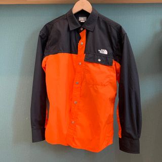 ザノースフェイス(THE NORTH FACE)の☆ NORTH FACE NUPTSE ヌプシシャツ ペルシャオレンジ　s☆(シャツ)