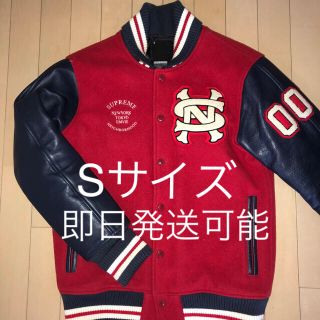 シュプリーム(Supreme)のシュプリーム×ネイバーフッドダブルネームスタジャン　レッドサイズS(スタジャン)