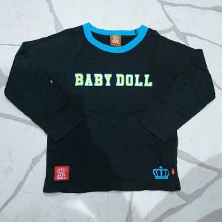 ベビードール(BABYDOLL)のBABY DOLL ロンT 110 長袖 黒(Tシャツ/カットソー)