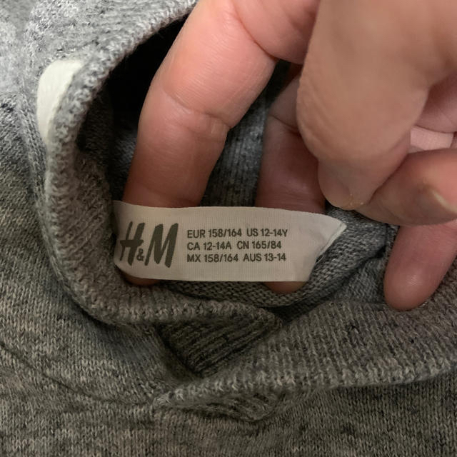 H&M(エイチアンドエム)の【中古】H&M 薄手ニット　サイズ160 キッズ/ベビー/マタニティのキッズ服男の子用(90cm~)(ニット)の商品写真