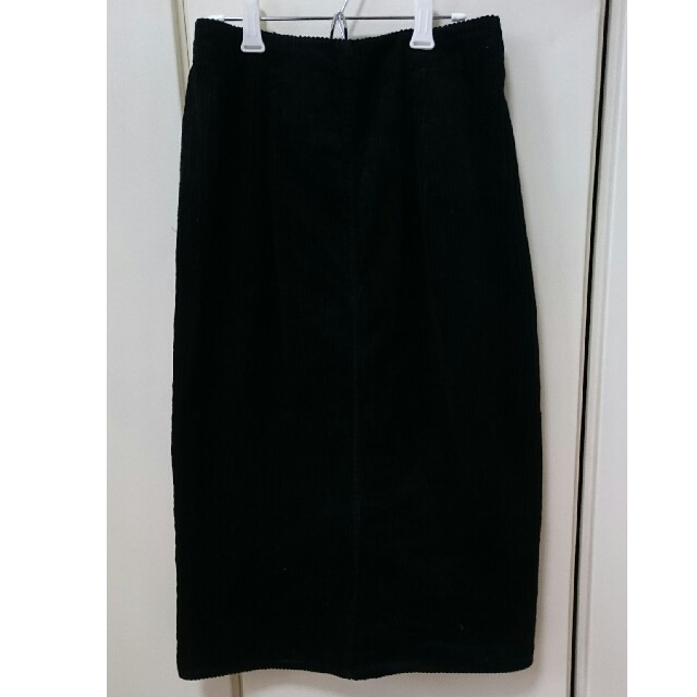GU(ジーユー)のGU コーデュロイスカート(黒) レディースのスカート(ロングスカート)の商品写真