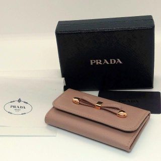 プラダ(PRADA)のプラダ　PLADA　箱付き未使用品！　6連　キーケース　サフィアーノ(キーケース)