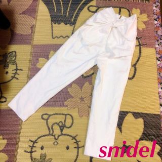 スナイデル(SNIDEL)のsnidel♡ウエストビックリボンパンツ(その他)