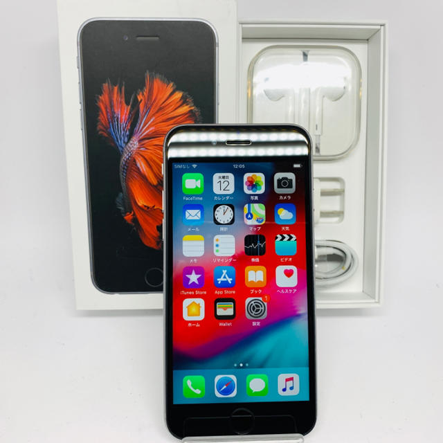 718【SIMフリー】Apple iPhone6s 16GB グレー