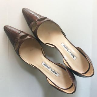 マノロブラニク(MANOLO BLAHNIK)のヴィンテージ  マノロブラニク ハイヒール パンプス ロンハーマン(ハイヒール/パンプス)