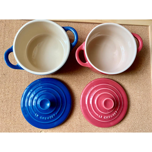 LE CREUSET(ルクルーゼ)のル・クルーゼ ミニココット 2個組 インテリア/住まい/日用品のキッチン/食器(食器)の商品写真