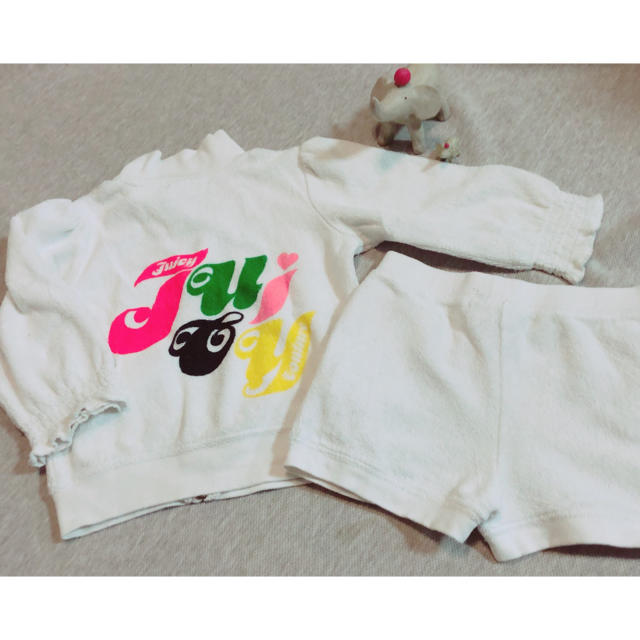 Juicy Couture(ジューシークチュール)のジューシークチュールセットアップ キッズ/ベビー/マタニティのベビー服(~85cm)(Ｔシャツ)の商品写真