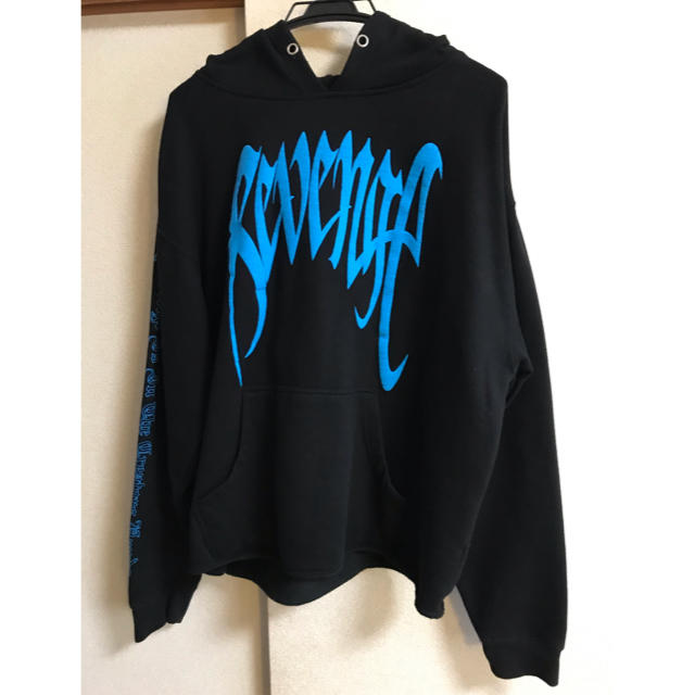 REVENGE EXCLUSIVE HOODIE BLACK BLUE L