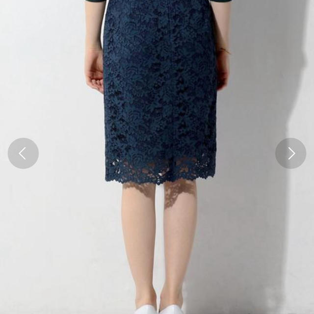 UNITED ARROWS(ユナイテッドアローズ)のUNITED ARROWS＊レースタイトスカート レディースのスカート(ひざ丈スカート)の商品写真