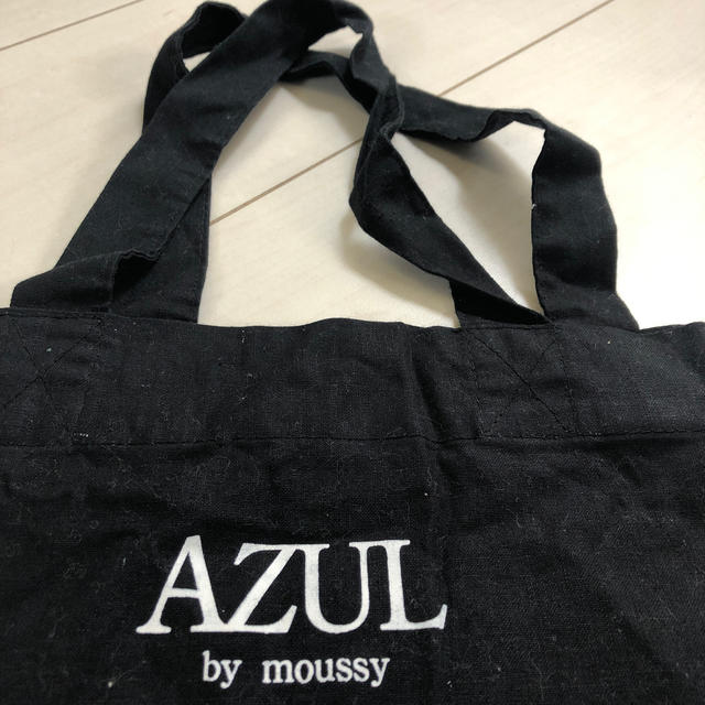 AZUL by moussy(アズールバイマウジー)の美品AZULbymoussyトートバック ショッピングバック レディースのバッグ(エコバッグ)の商品写真