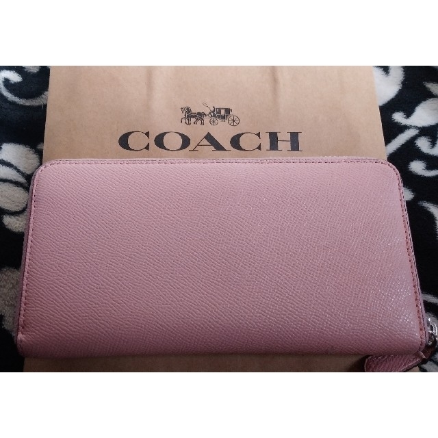 COACH(コーチ)のCOACHI★コーチ長財布(ジッパー)★ピンク メンズのファッション小物(長財布)の商品写真
