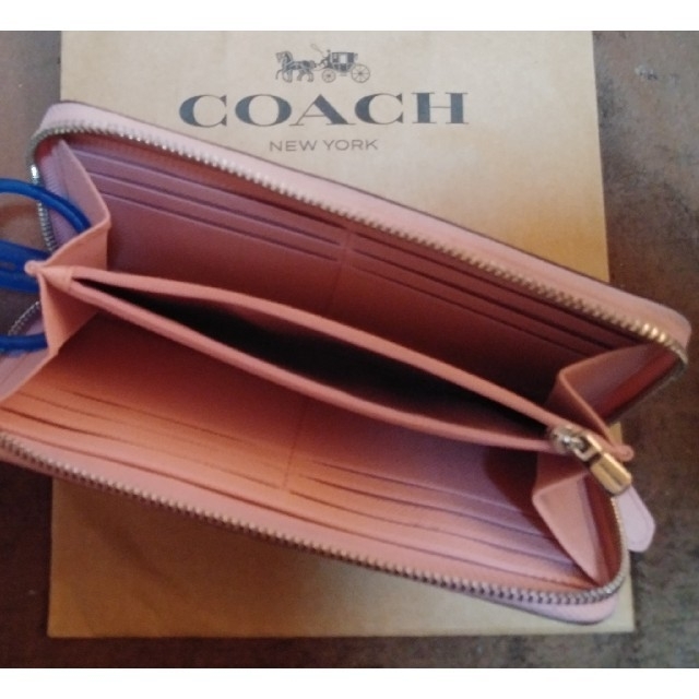 COACH(コーチ)のCOACHI★コーチ長財布(ジッパー)★ピンク メンズのファッション小物(長財布)の商品写真