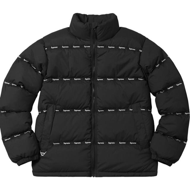 Logo Tape Puffy Jacket