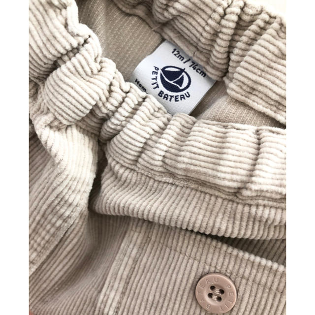 PETIT BATEAU(プチバトー)のプチバトー♡コーデュロイパンツ キッズ/ベビー/マタニティのベビー服(~85cm)(パンツ)の商品写真