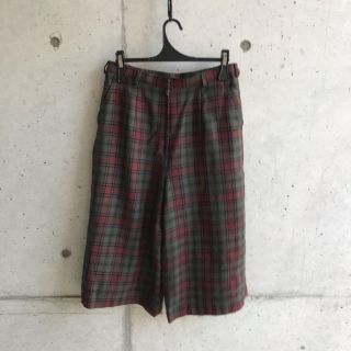 comme des garçons チェックパンツ　ワイド