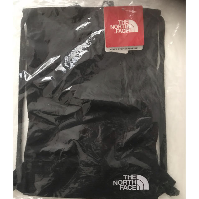 THE NORTH FACE(ザノースフェイス)の【未開封】ノースフェイス　ナップサック　新品未使用　黒色　5L  小分け袋 メンズのバッグ(バッグパック/リュック)の商品写真