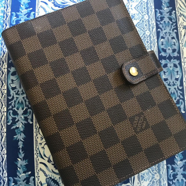 LOUIS VUITTON(ルイヴィトン)の☆ビトン手帳カバー☆正規品 ダミエ柄 メンズのファッション小物(手帳)の商品写真