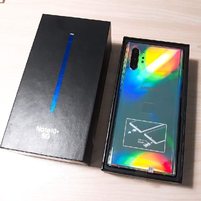 SAMSUNG - Samsung Galaxy Note 10+ 5G Fullbox 新品同様の通販 by 古